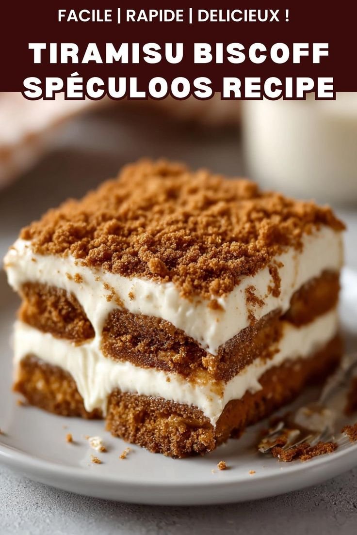 Tiramisu Biscoff Spéculoos