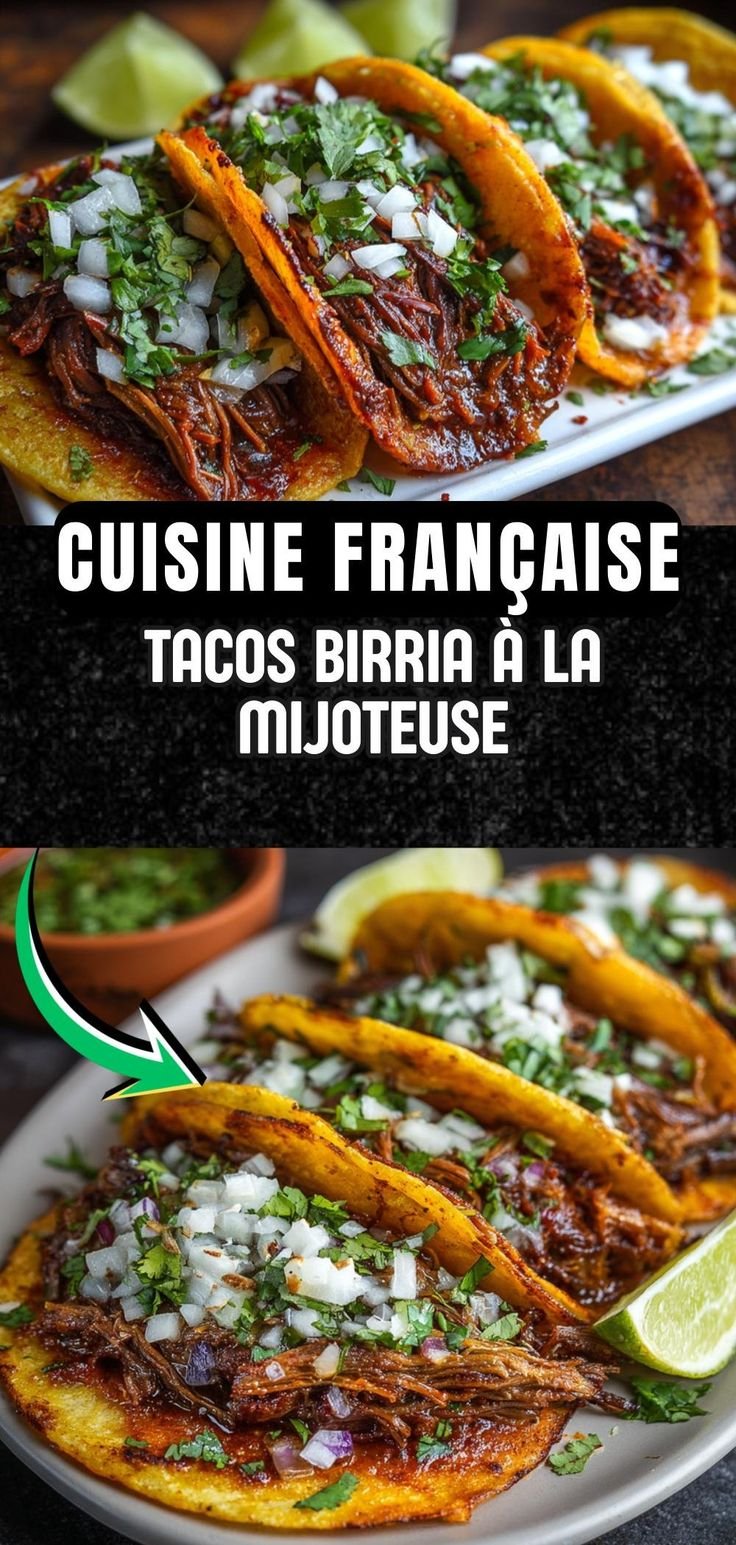 Tacos Birria Mijoteuse