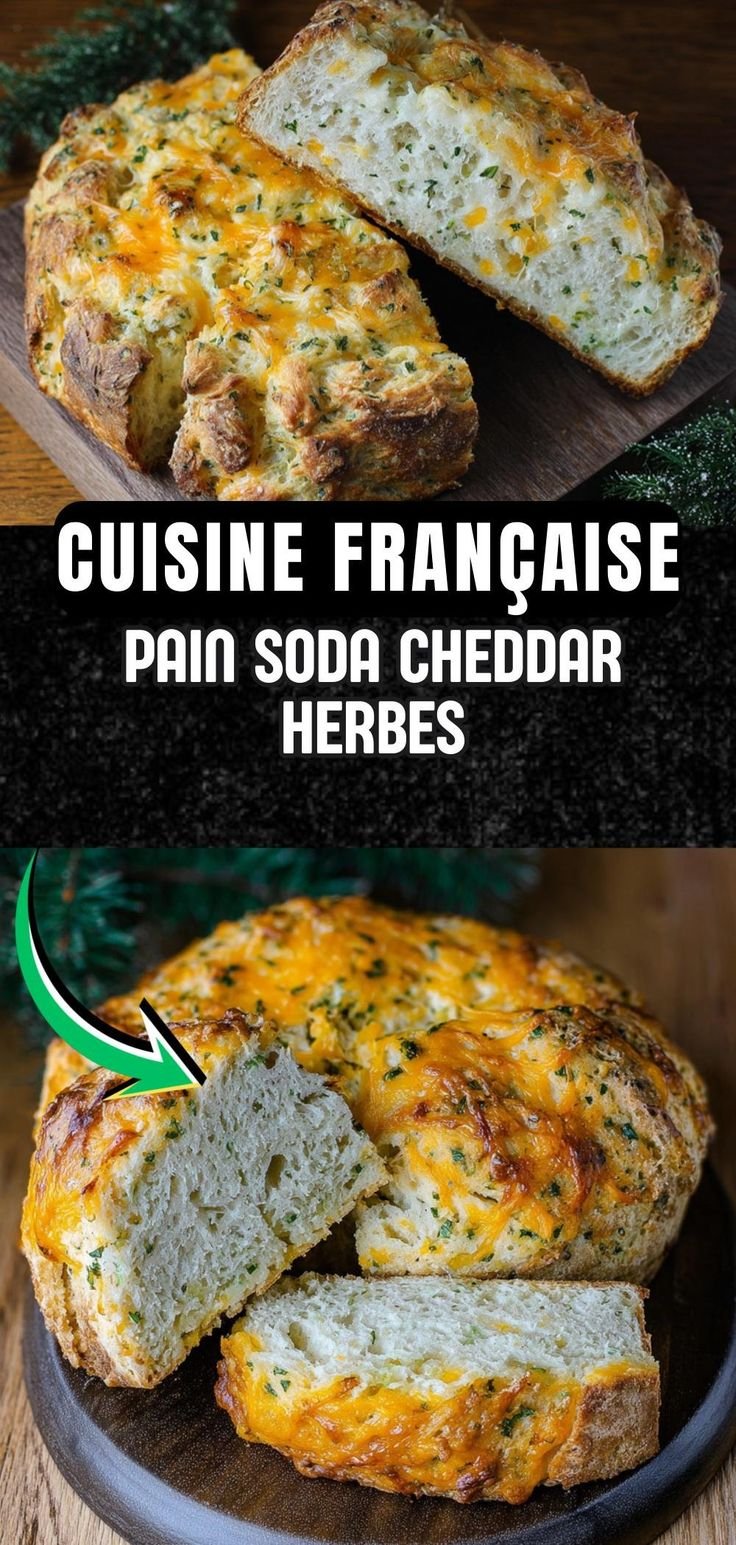 Pain Soda au Cheddar & Herbes