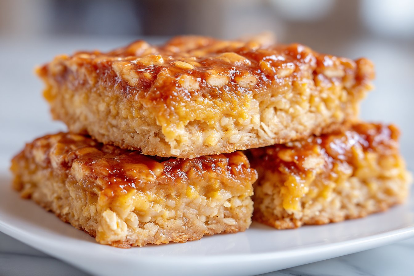 Barres d'avoine à la citrouille saines