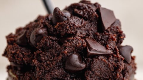 Pâte à brownie comestible saine