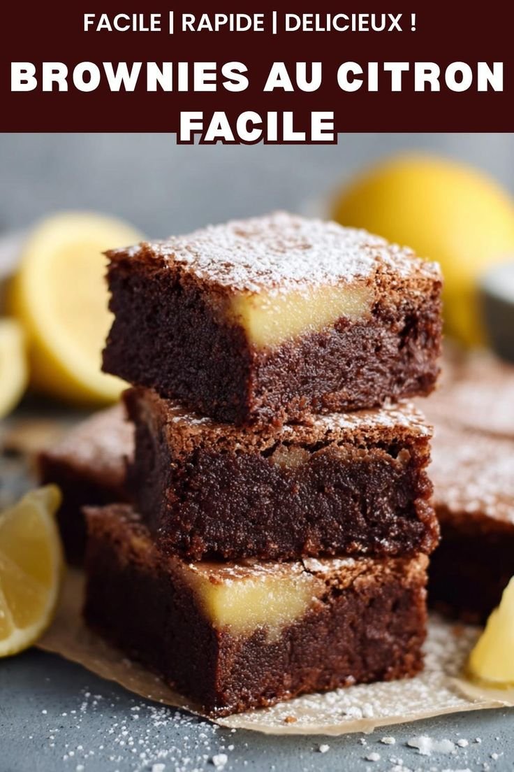 Brownies au citron