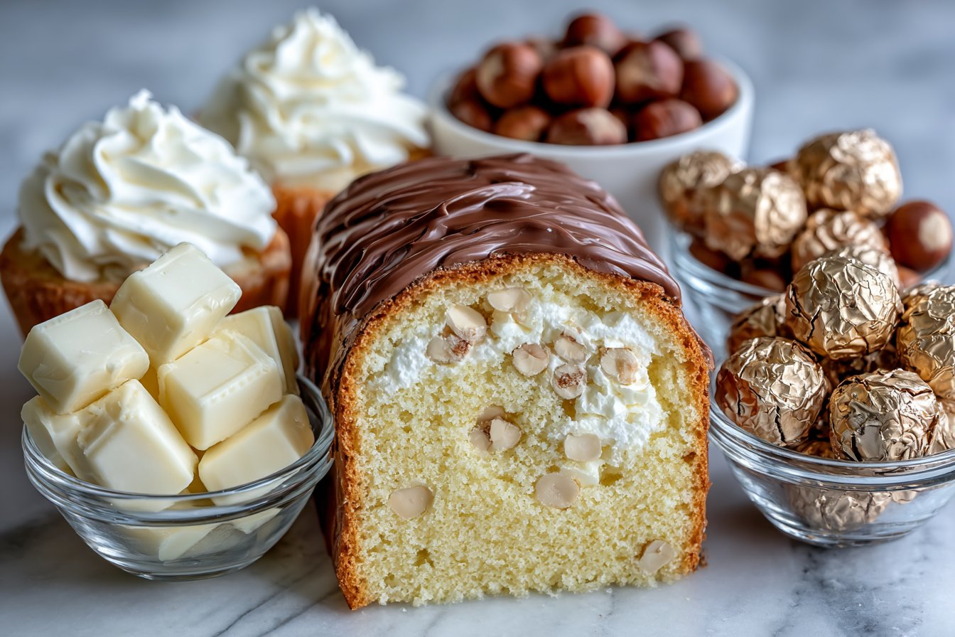 Bûche Ferrero Rocher