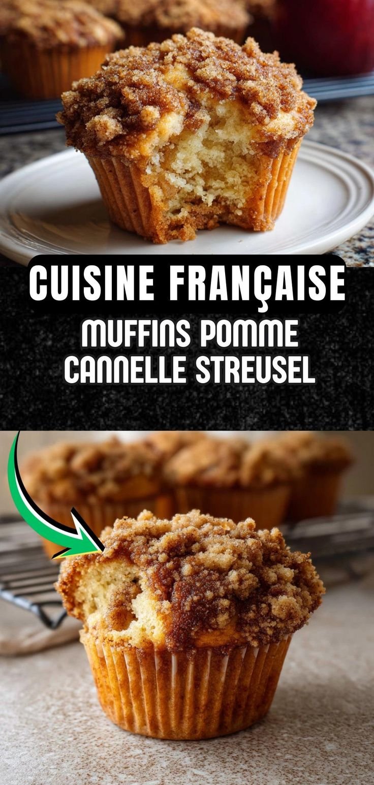 Muffins Pomme Cannelle Streusel