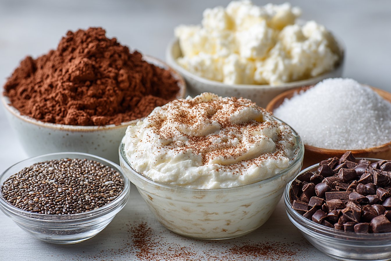 Pudding de chia façon tiramisu