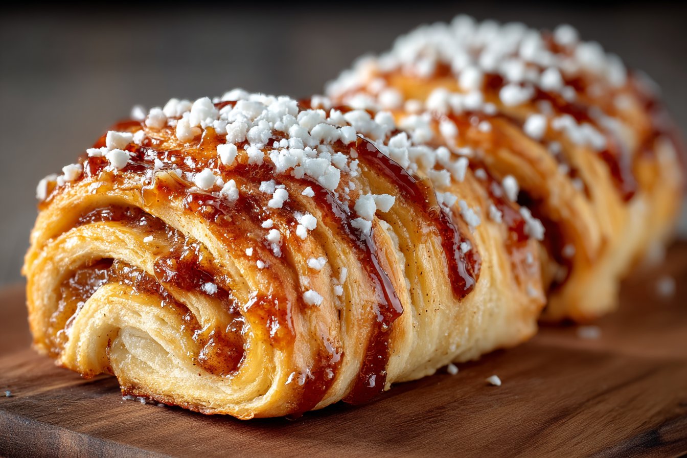 Roulés Feuilletés aux Pommes en 10 Minutes