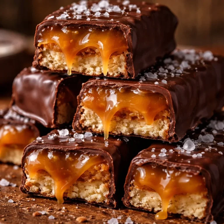 Barres au Caramel et Chocolat savoureuses et irrésistibles