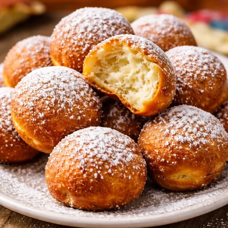 Beignets gâteau entonnoir croustillants et sucrés, parfaits pour le dessert.