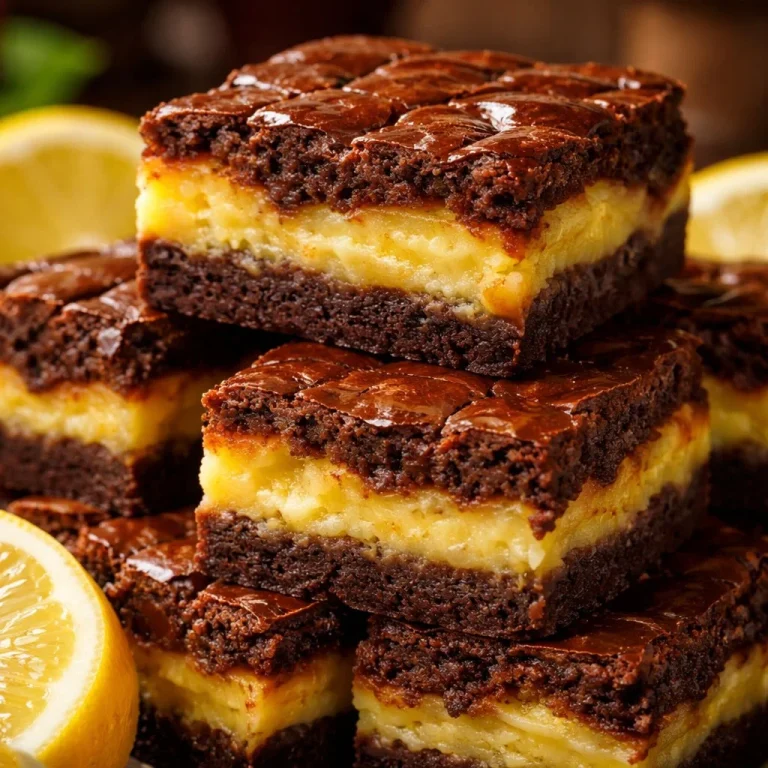 Recette de brownies au citron avec chocolat et agrumes