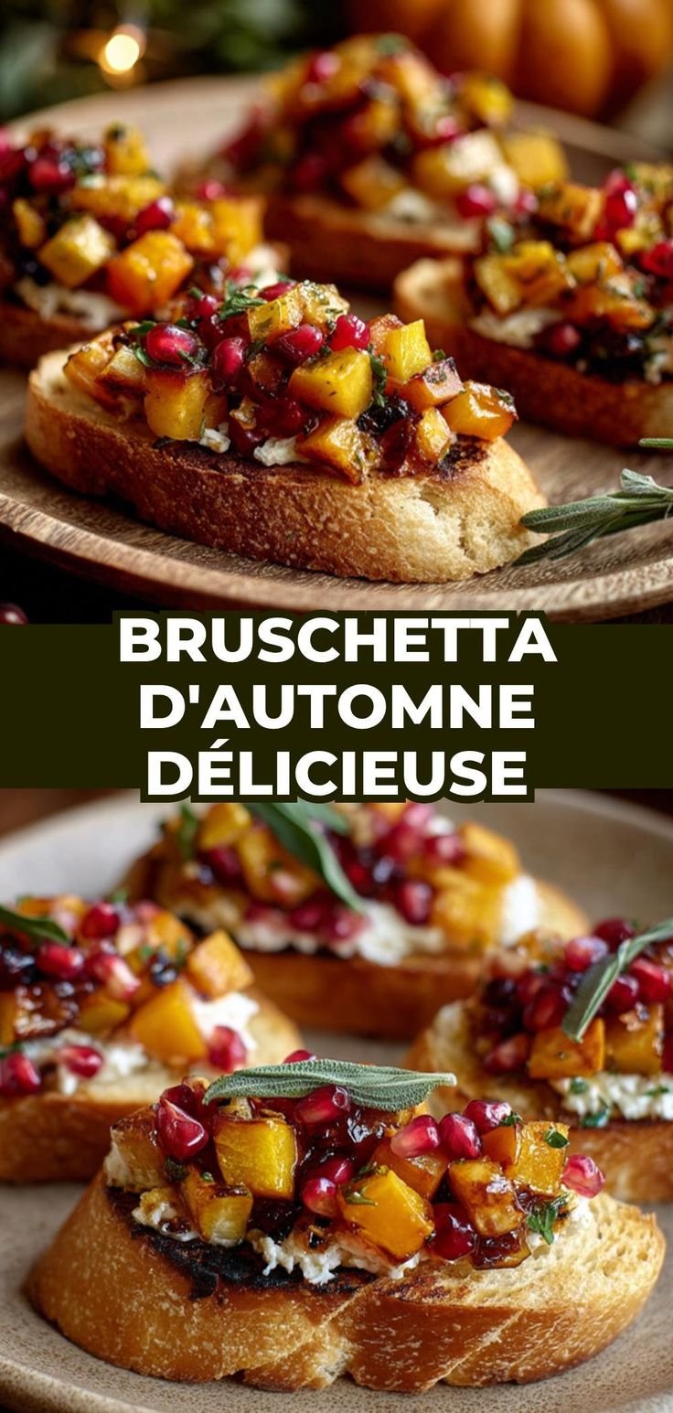 Bruschetta d'automne