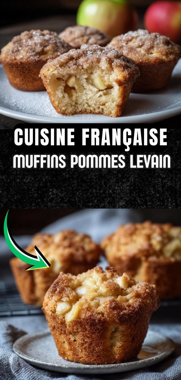 Muffins Moelleux aux Pommes