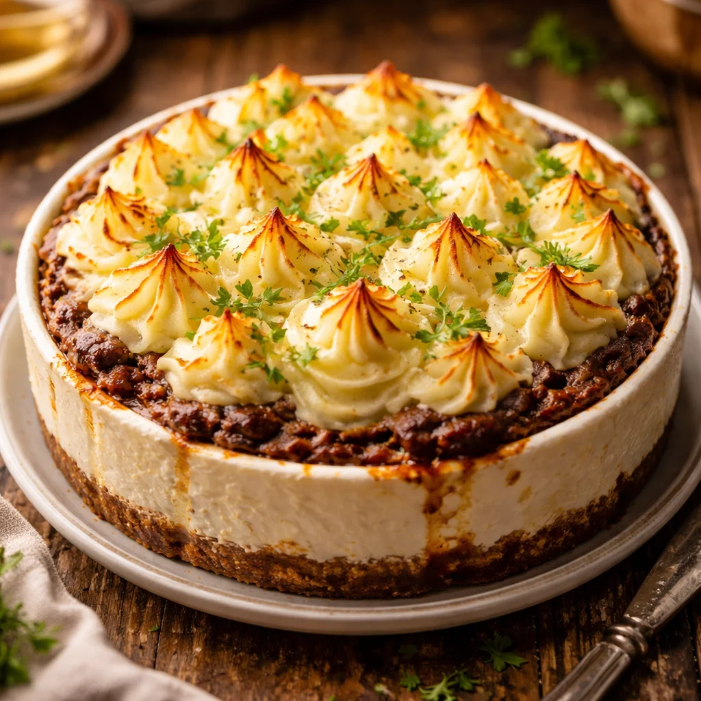 Cheesecake décadent au chocolat noir et framboise sur une assiette