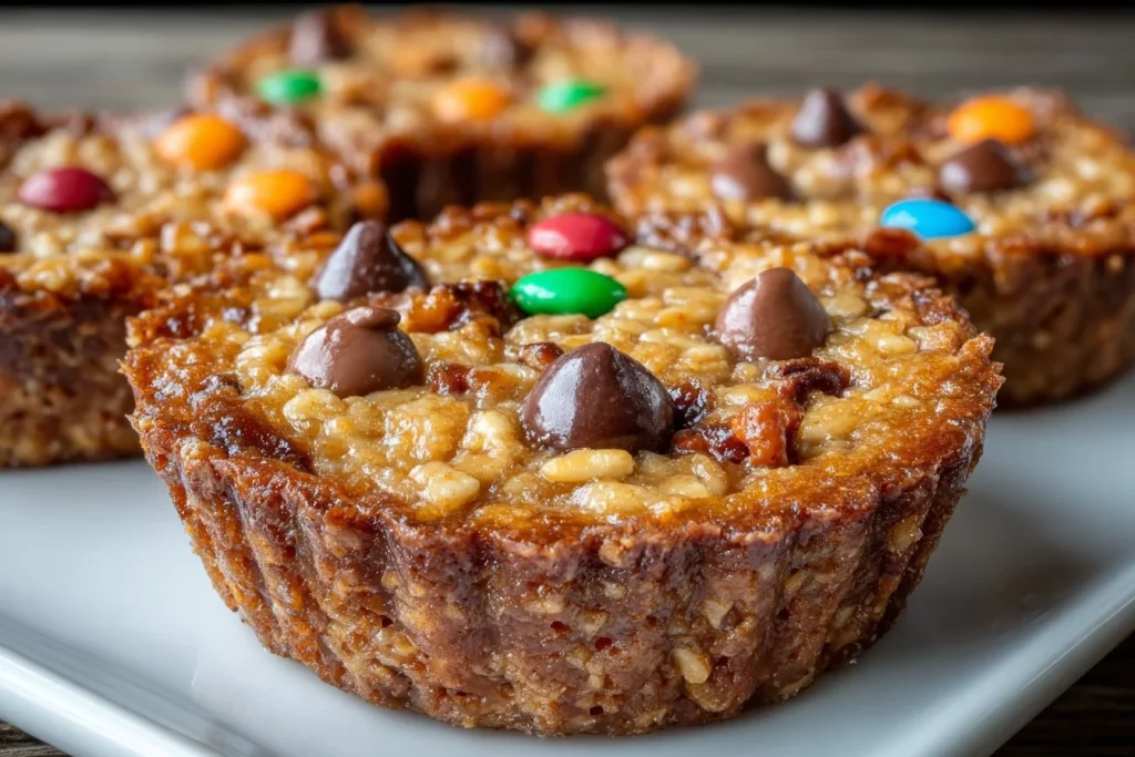 Cups de beurre de cacahuète et d'avoine sans cuisson faciles à préparer
