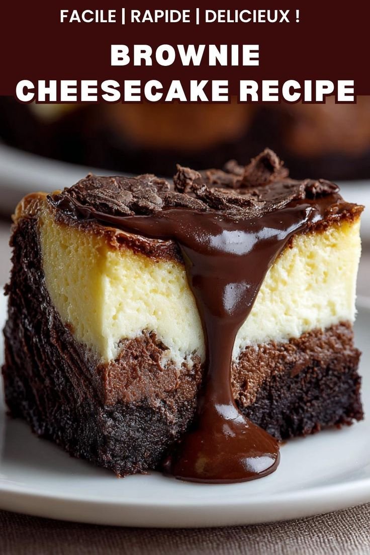 Cheesecake au Brownie