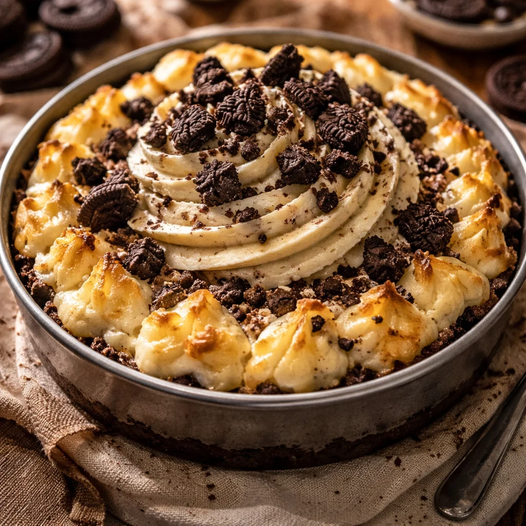 Recette de gâteau au fromage Oreo avec biscuits savoureux