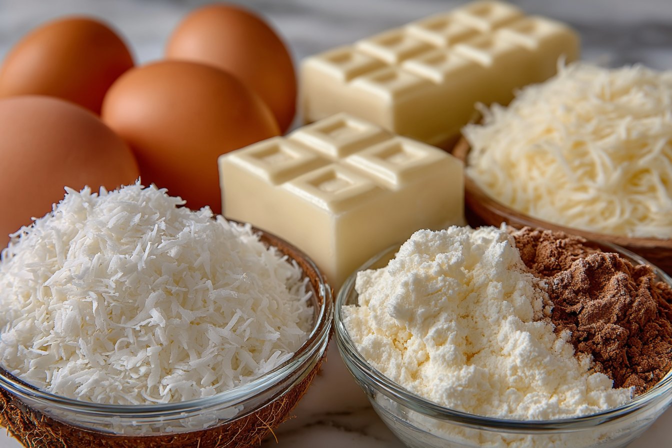 Fondant à la noix de coco