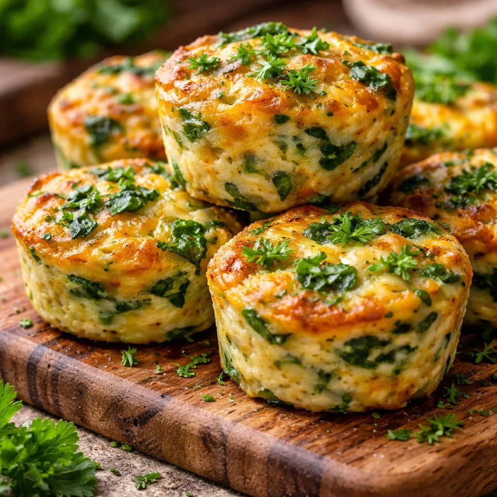 Bouchées d'œufs riches en protéines pour un petit déjeuner sain