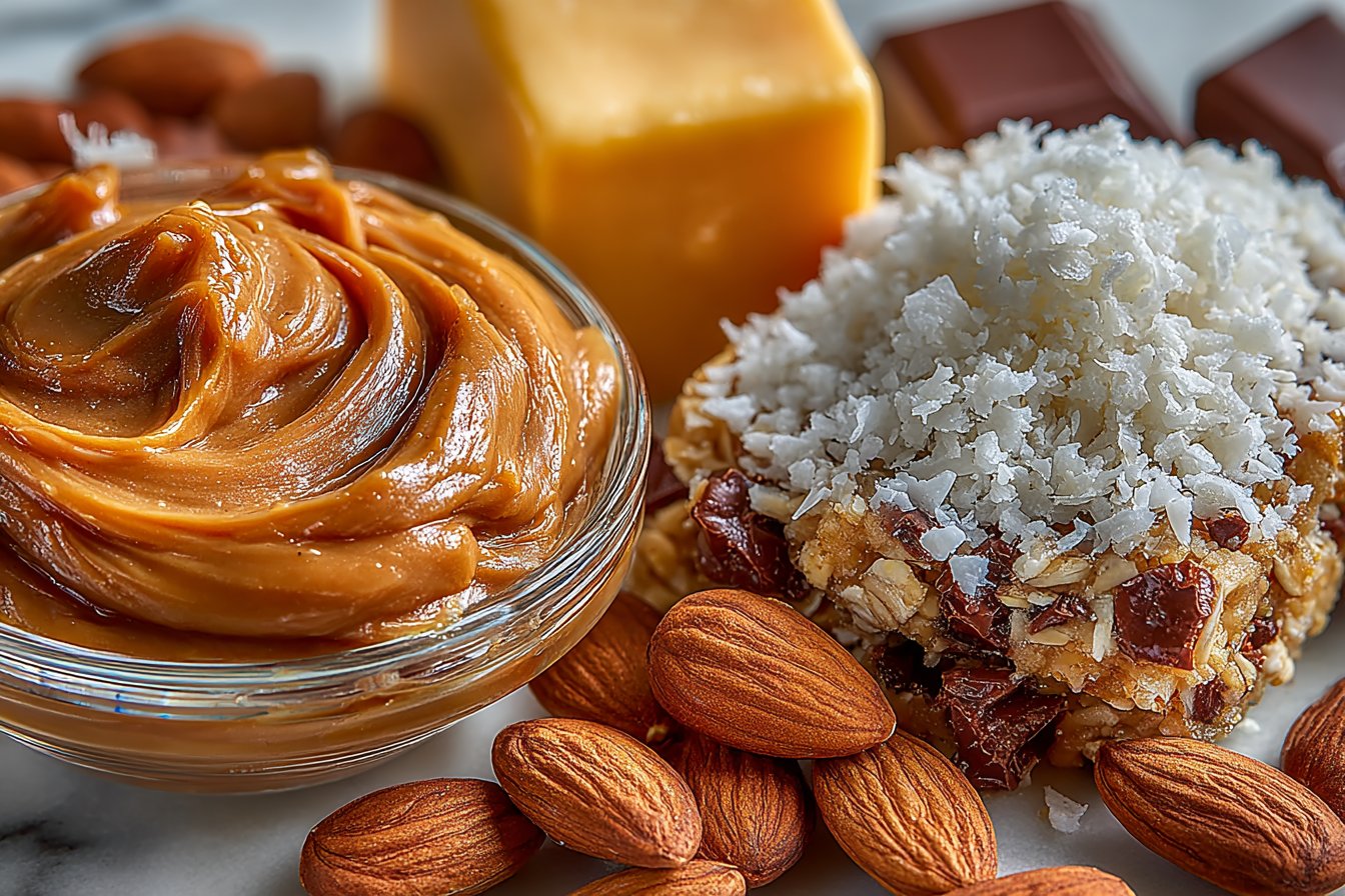 Cups de beurre de cacahuète et d’avoine sans cuisson faciles