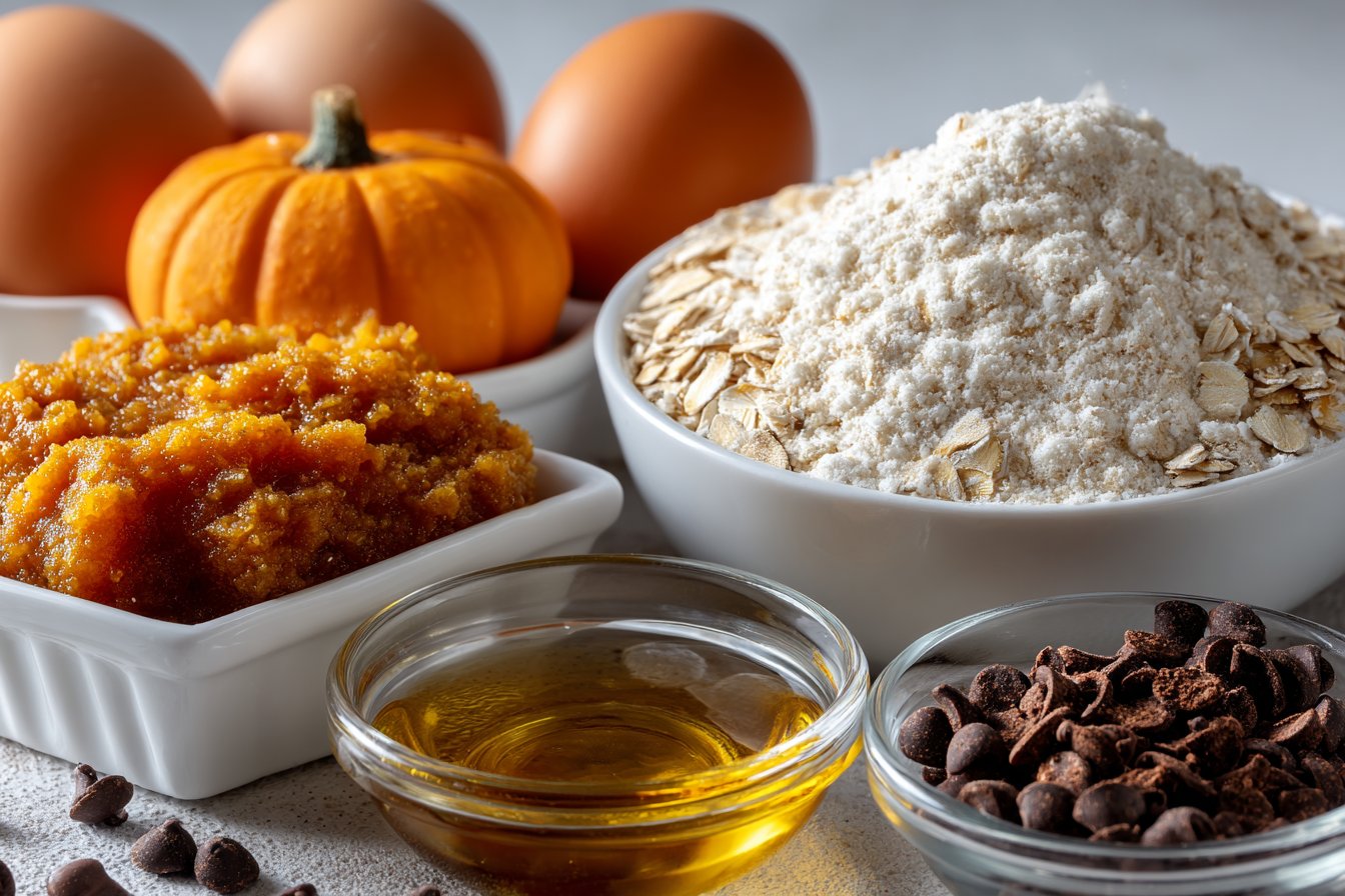 Barres d'avoine à la citrouille saines