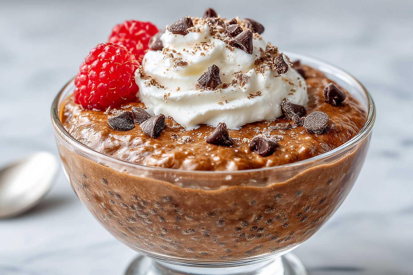 Pudding de Chia au Chocolat Protéiné