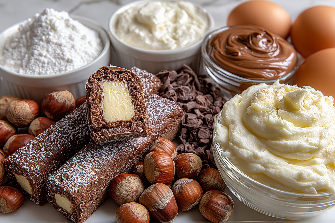 Bûche Chocolat Praliné Noisette