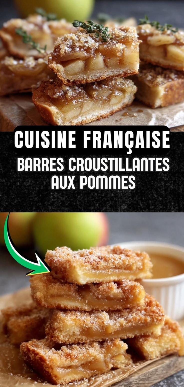 Barres Croustillantes aux Pommes