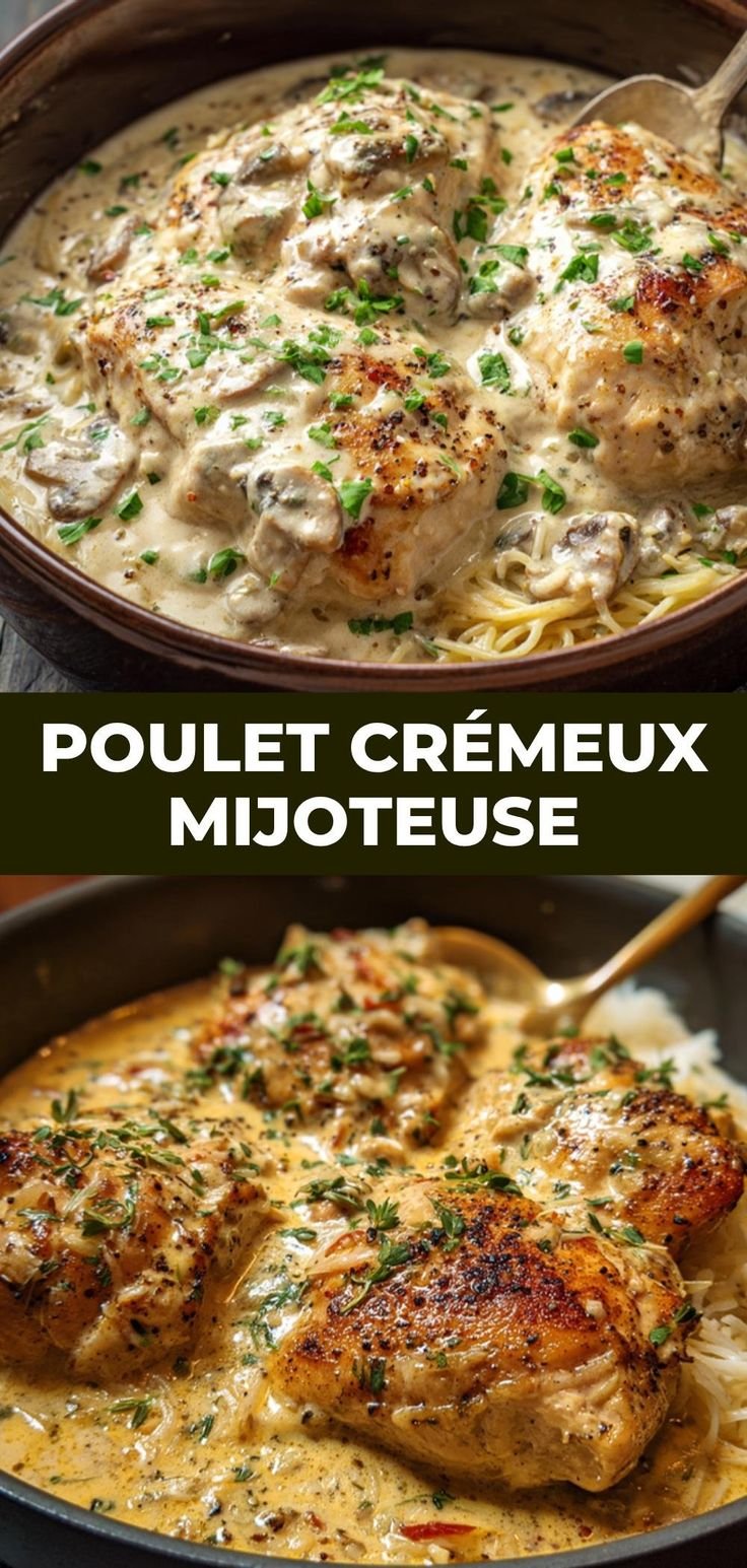 Creamy Chicken in the Slow Cooker