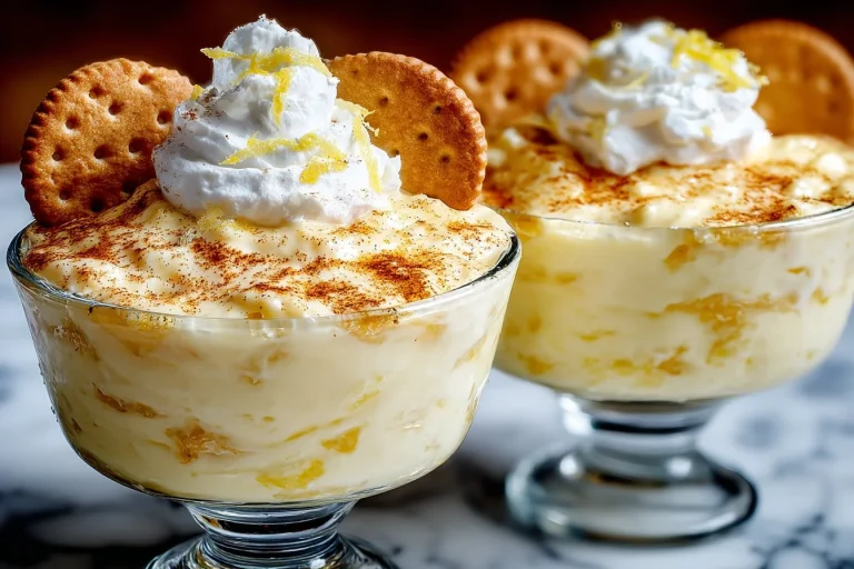 Mousse au citron légère et crémeuse servie dans un élégant verre