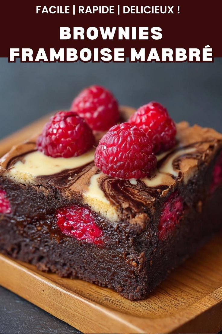 Brownies Framboise Marbré