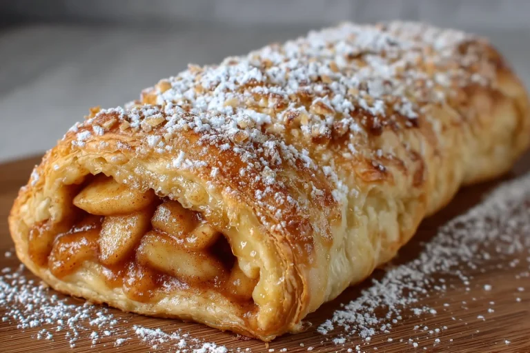 Roulés feuilletés aux pommes prêts en 10 minutes