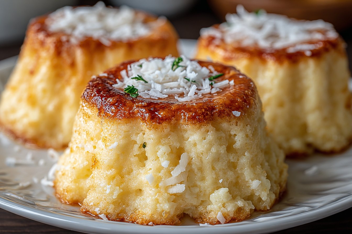 Fondant à la noix de coco