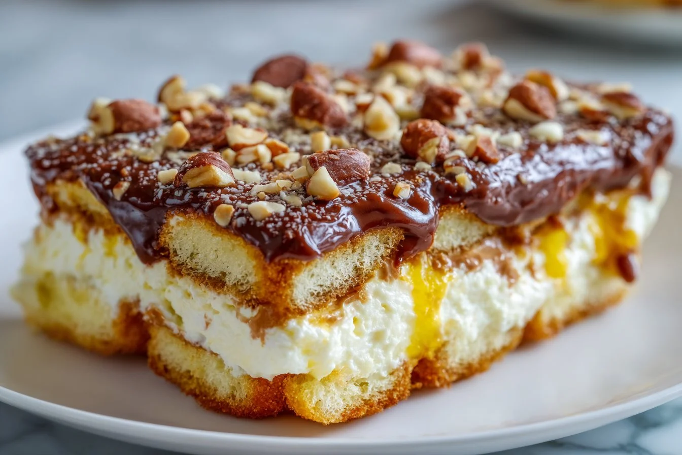 Tiramisu façon Kinder Bueno, un dessert gourmand et irrésistible