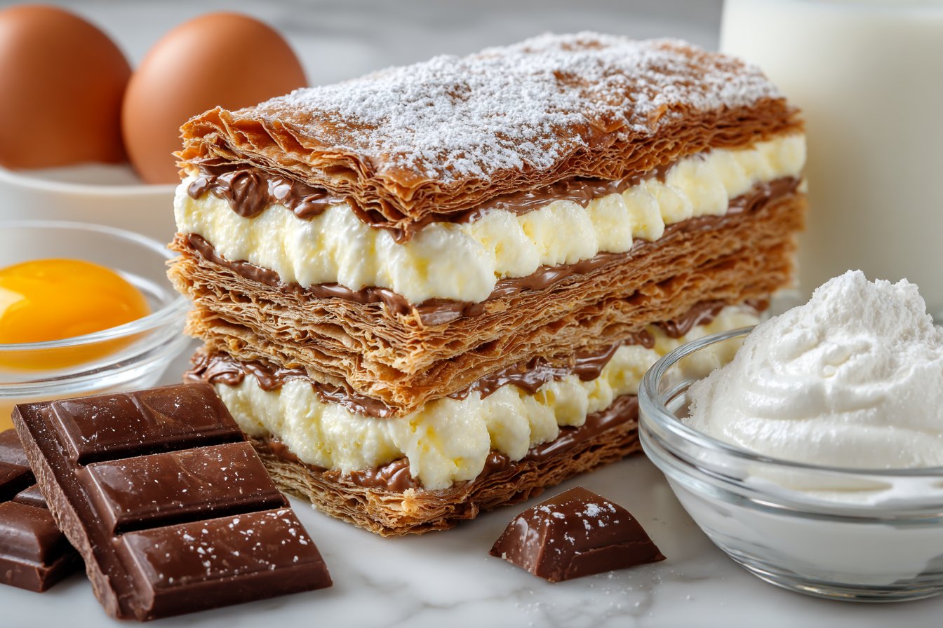 Millefeuille au chocolat