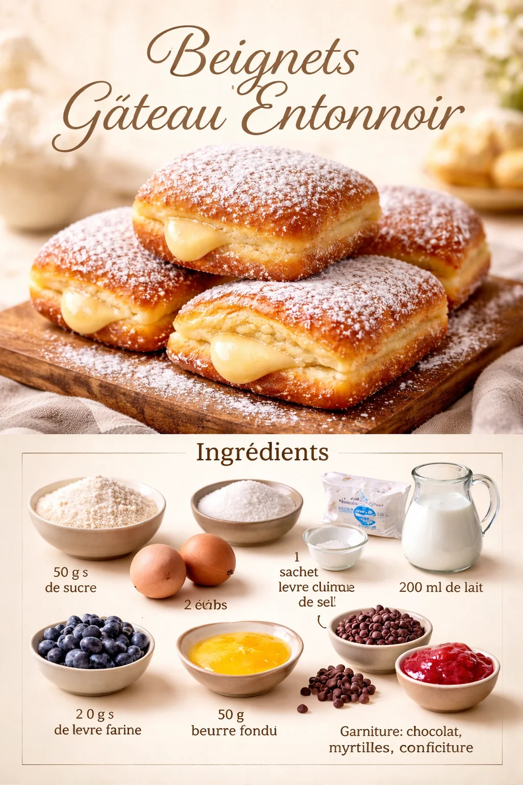 Beignets Gâteau Entonnoir