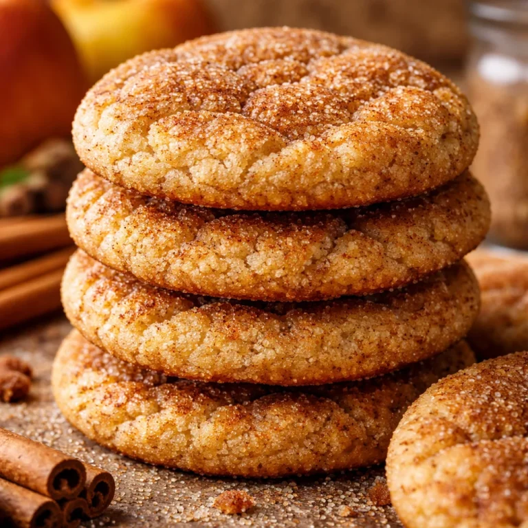 Délicieux biscuits au cidre de pomme fraîchement cuits