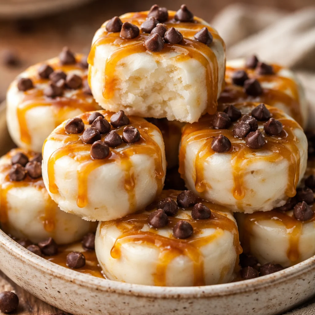 Bouchées glacées au yaourt grec