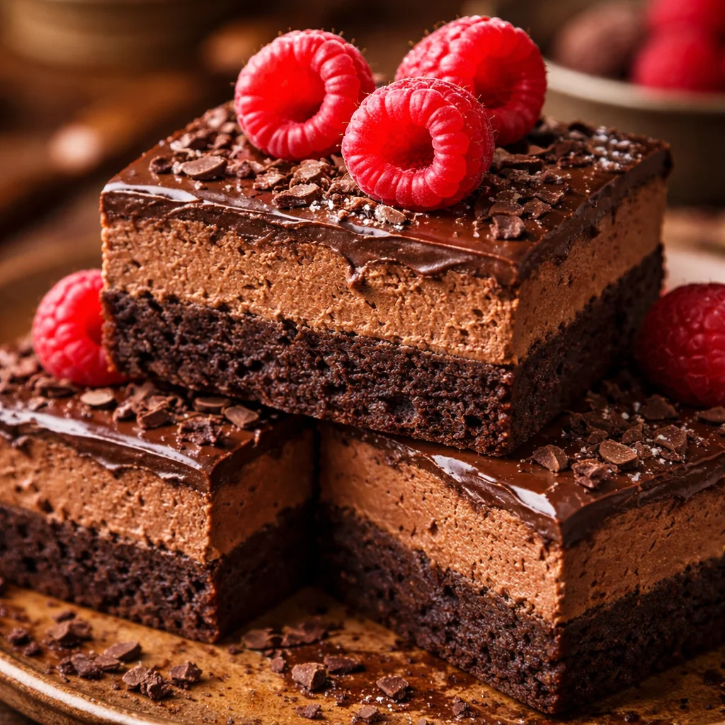 Brownies Mousse au Chocolat