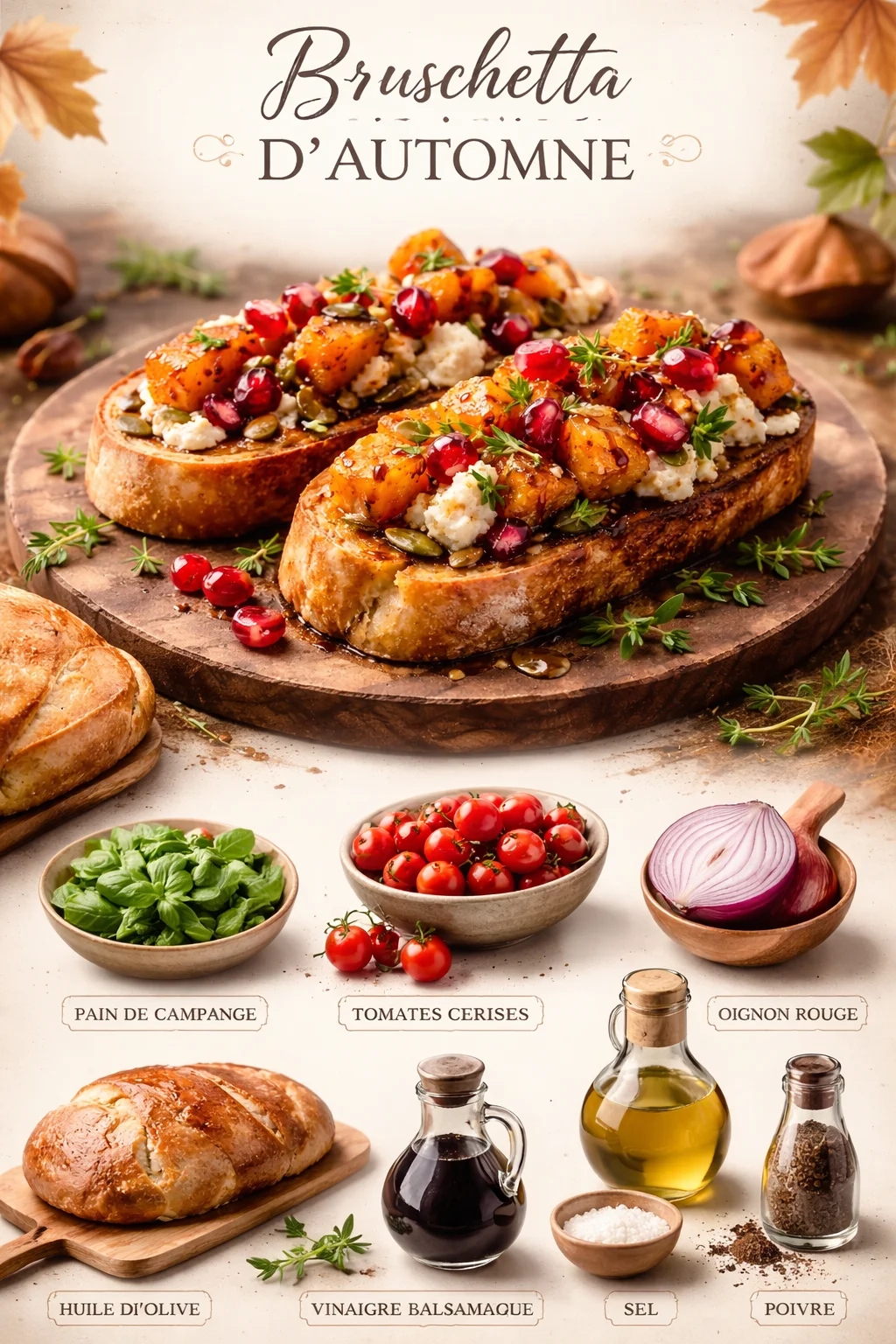 Bruschetta d'Automne