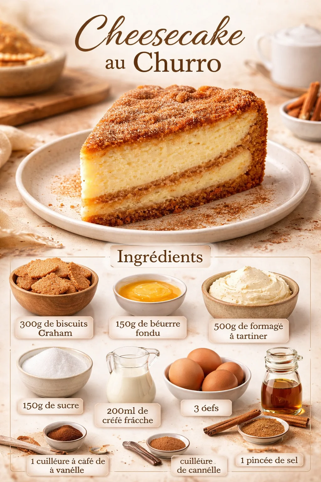 Cheesecake au Churro