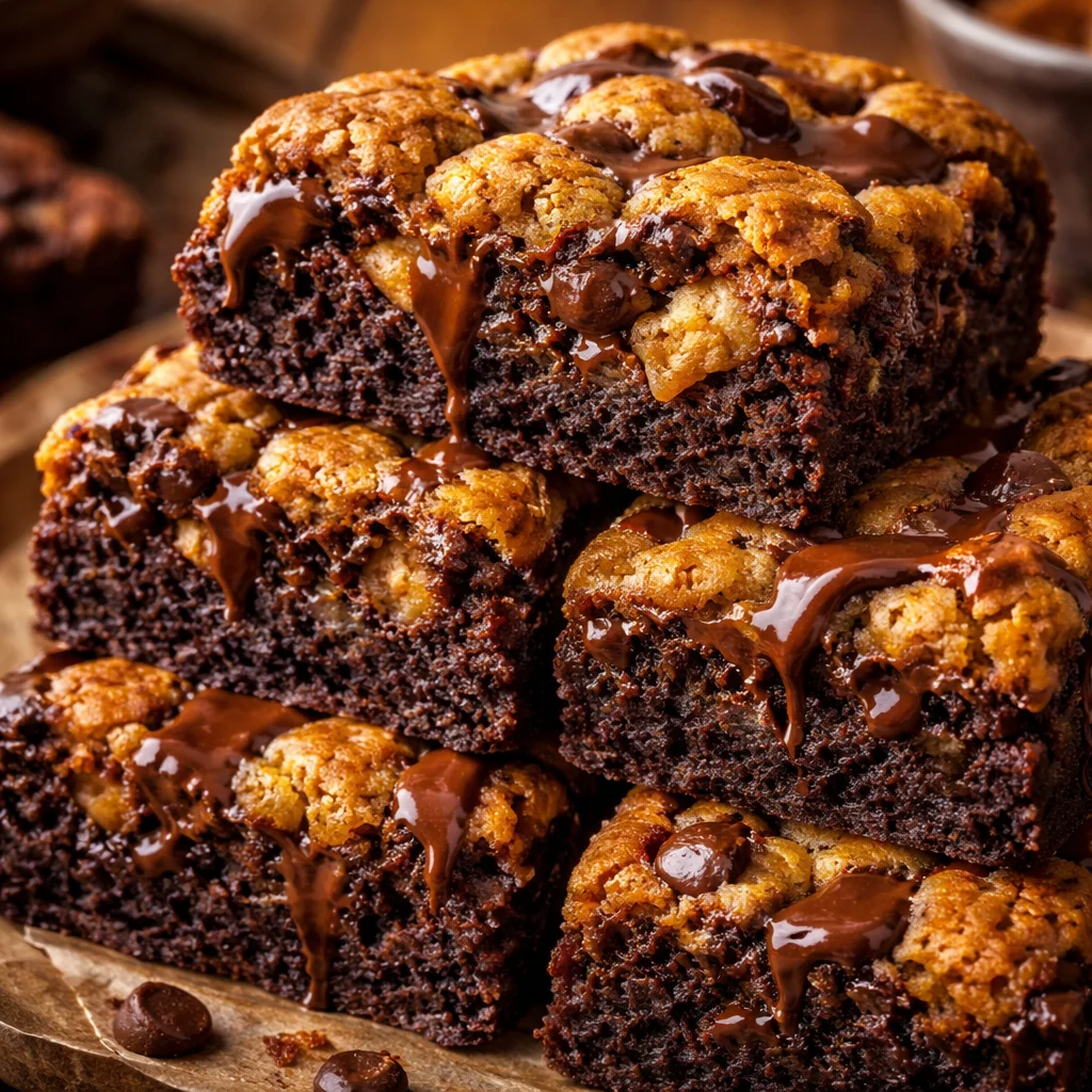 Cookies Brownies Pépites de Chocolat