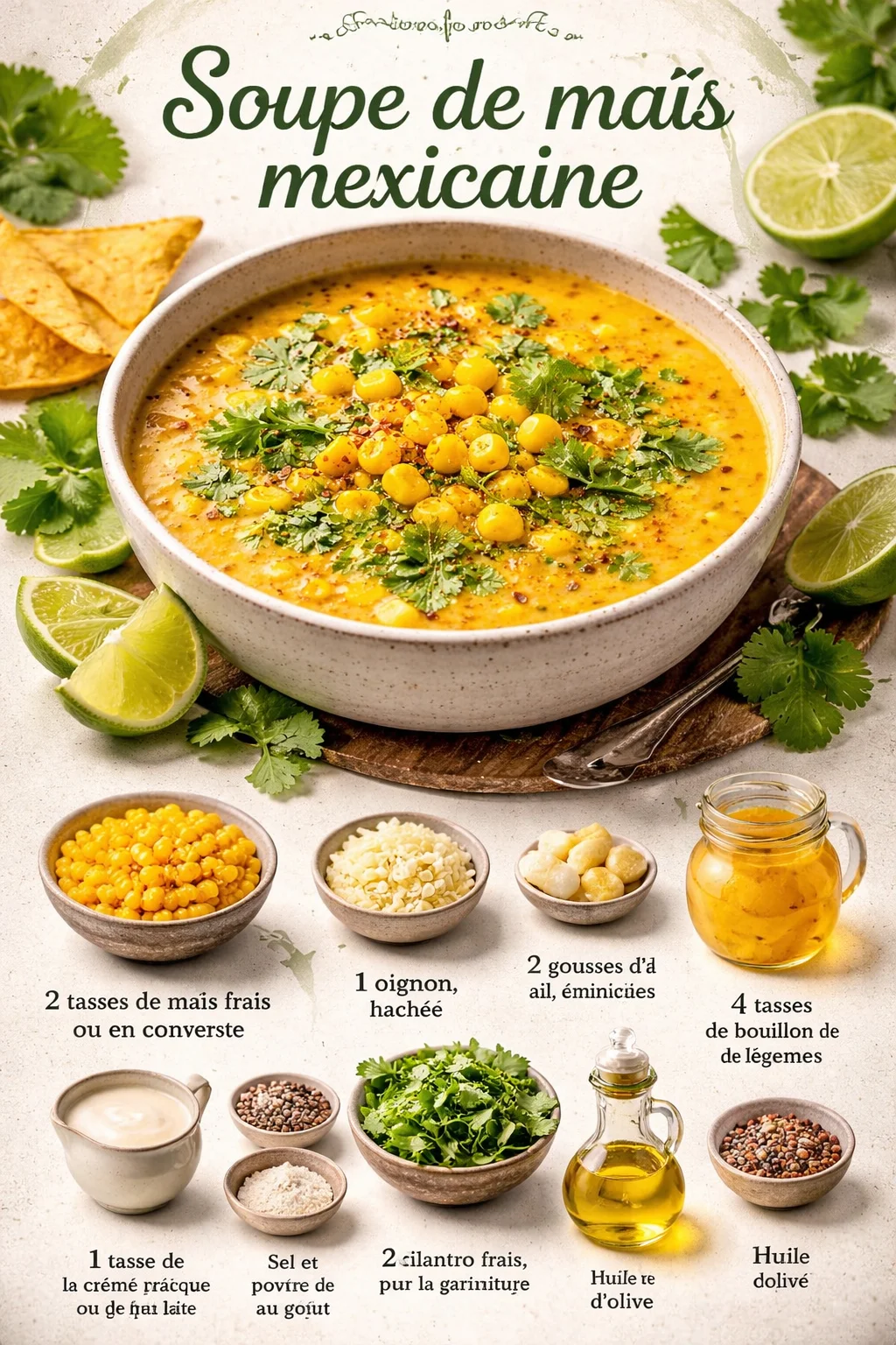 Mexican corn soup