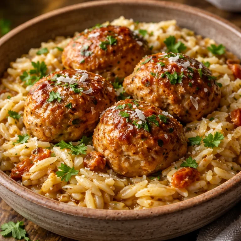 Poulet Orzo Parmesan à la mijoteuse, plat savoureux et réconfortant