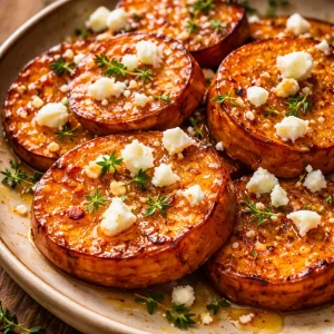 Rondelles de patate douce au miel, une recette gourmande et saine