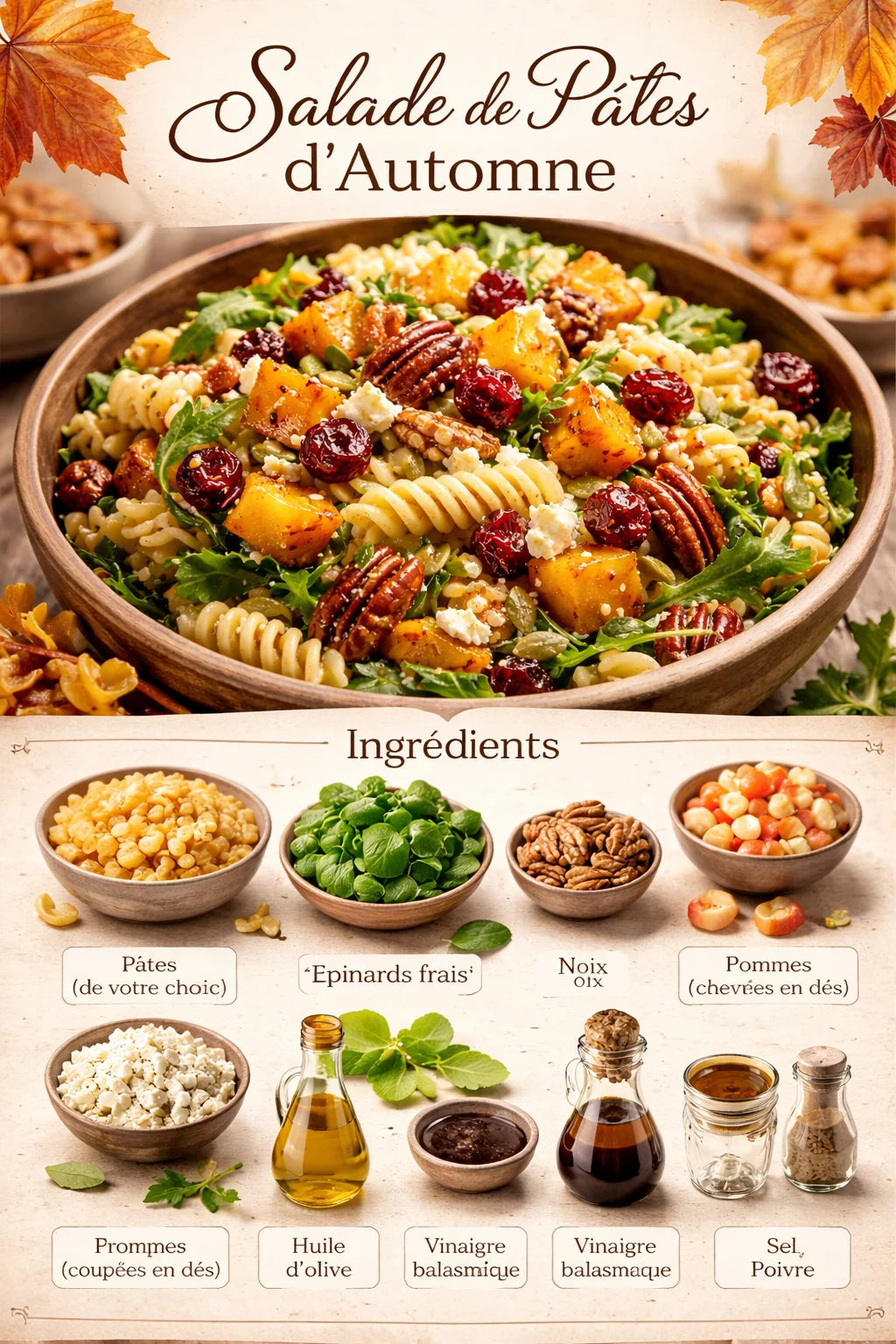 Salade de Pâtes d'Automne