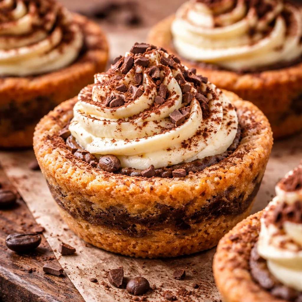 Tasses de Cookies Tiramisu