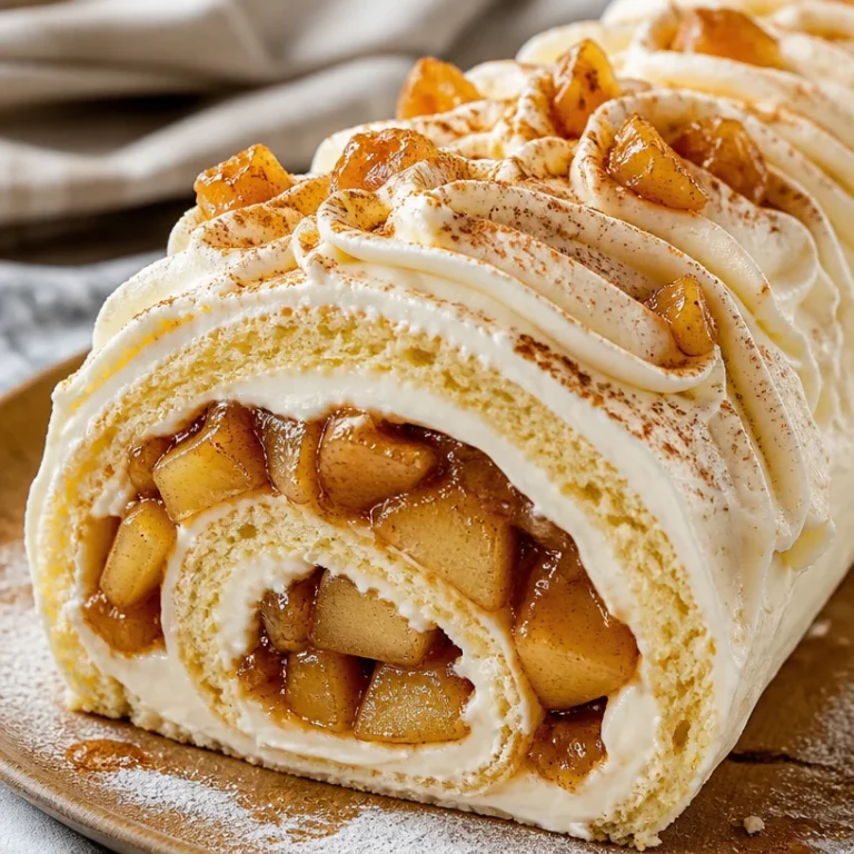 Bûche aux pommes et épices, un dessert festif et savoureux