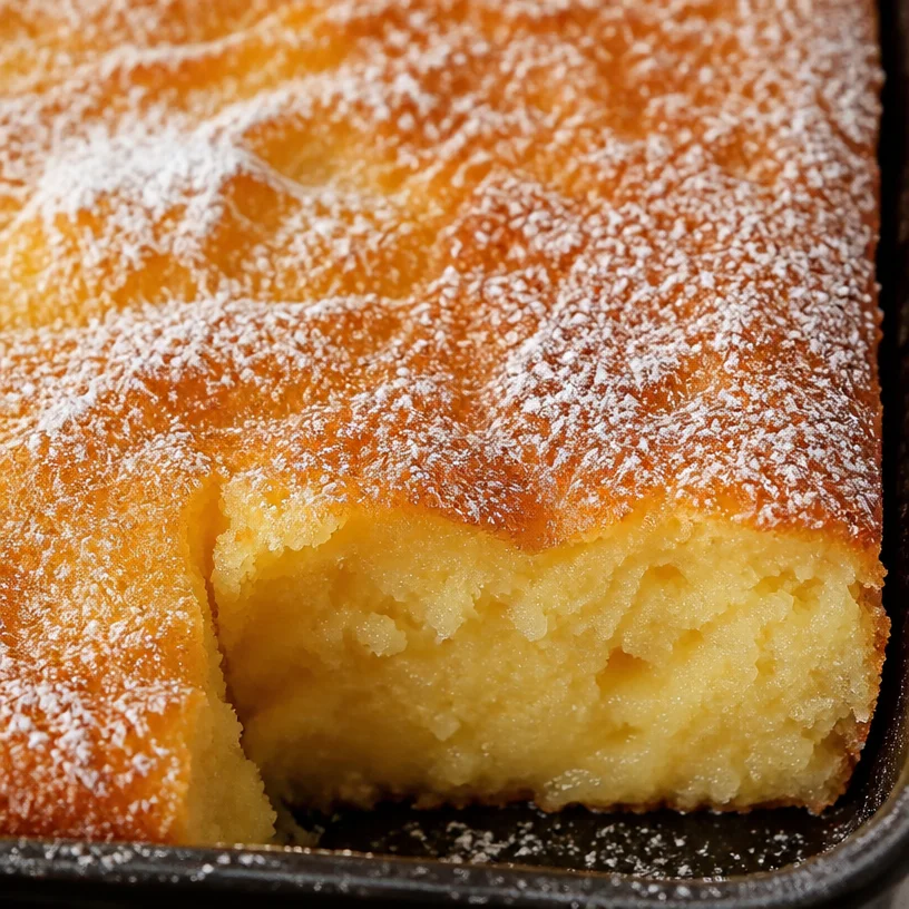 Gâteau au Beurre Français servi avec une tasse de café