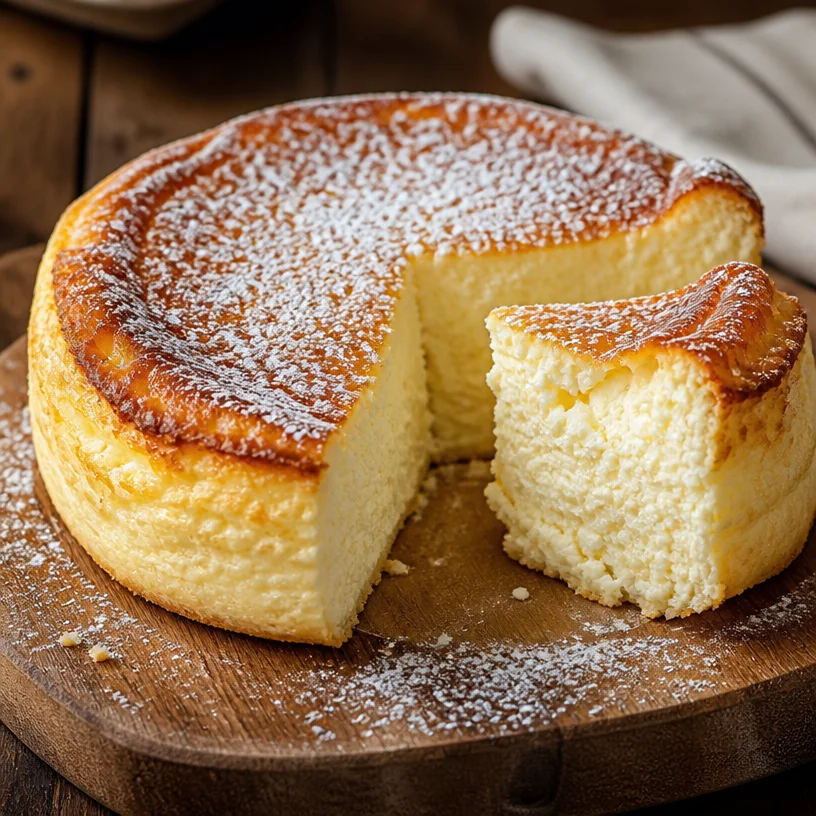 Gâteau au fromage blanc savoureux et crémeux, parfait pour les desserts