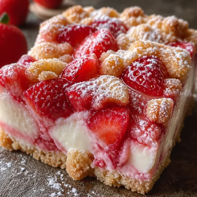 Gâteau en casserole au cheesecake aux fraises, dessert crémeux et délicieux