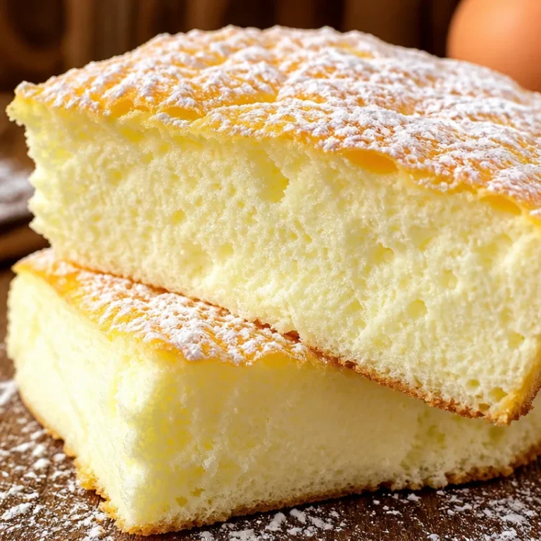 Gâteau nuage à 2 ingrédients prêt en 5 minutes, léger et savoureux